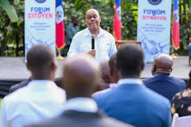 Le Premier ministre Garry Conille inaugure le Forum Cctoyen à Kenscoff